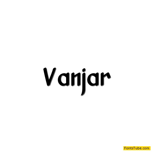 Vanjar Font