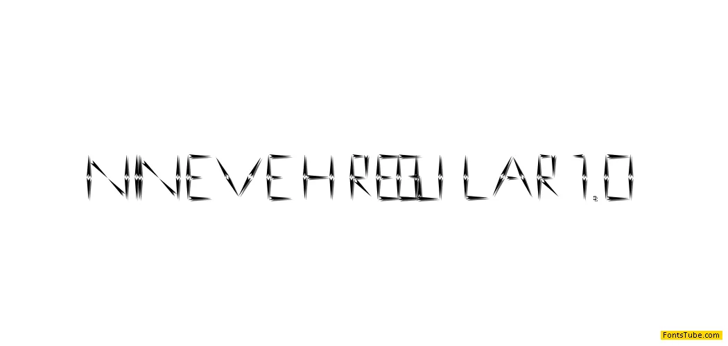 nineveh Font