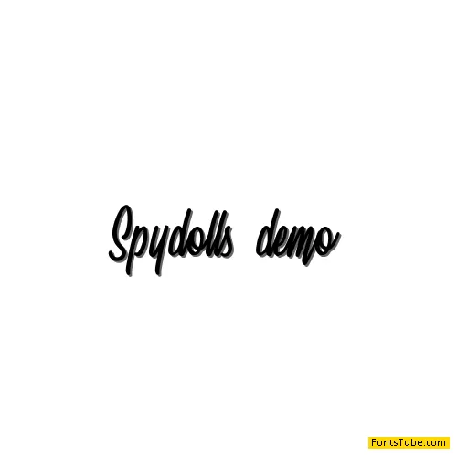 Spydolls Demo Font