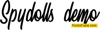 Spydolls Demo Font