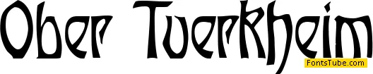 OberTuerkheim Font