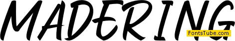 Madering Font