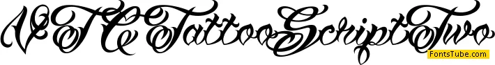 VTC Tattoo Script Two Font