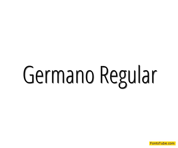 Germano Font Family