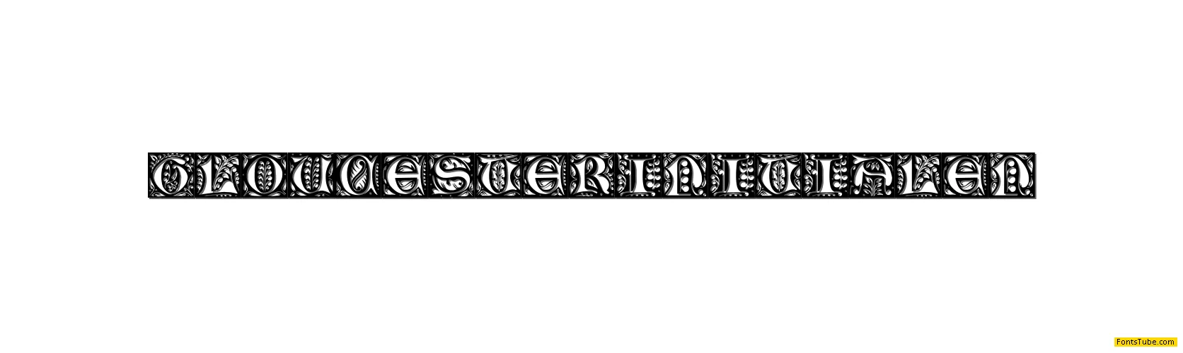 Gloucester Initialen Font