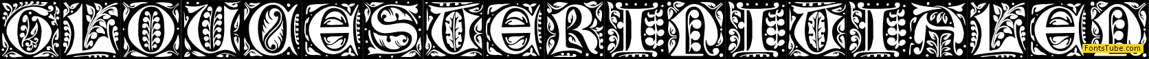 Gloucester Initialen Font