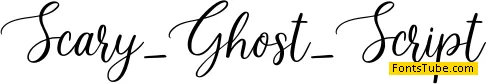 Scary_Ghost_Script Font