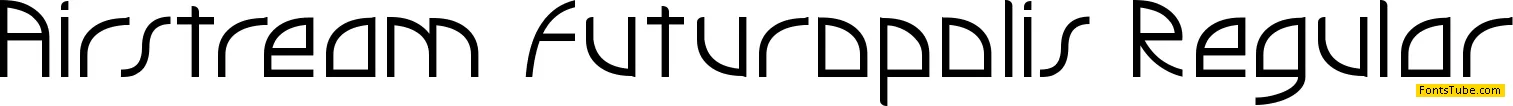 Airstream Futuropolis Font