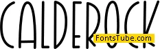 Calderock Font