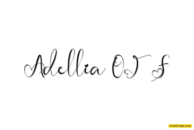 Adellia Font Family