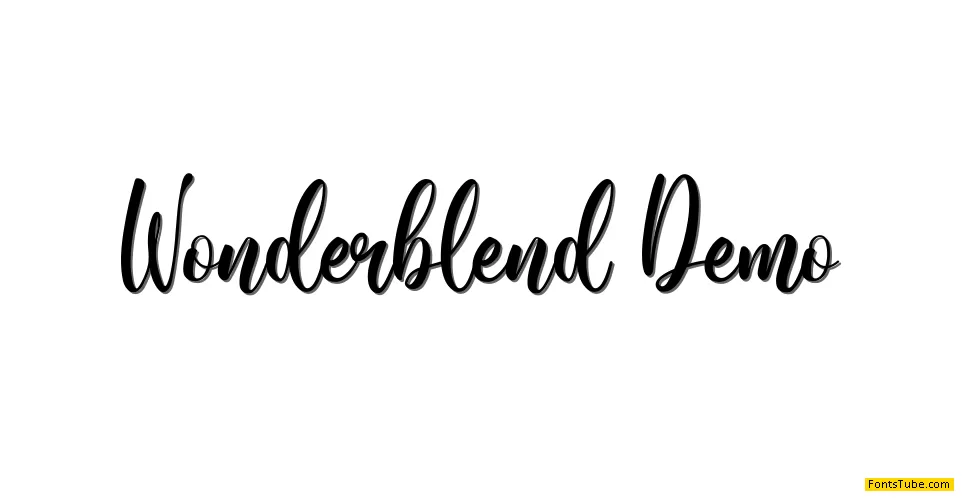 Wonderblend Font Family