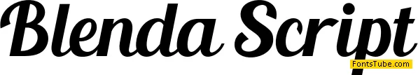 Blenda Script Font