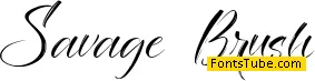 Savage Brush Font