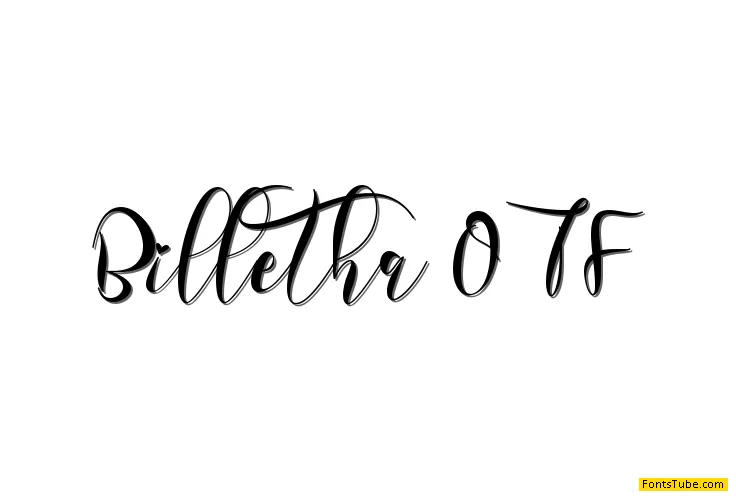Billetha Font
