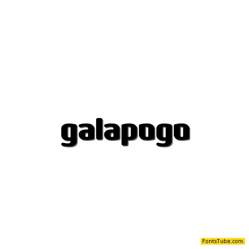 Galapogos BRK Font