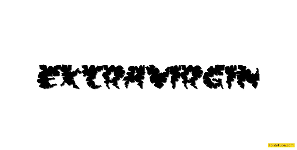 Extra virgin Font