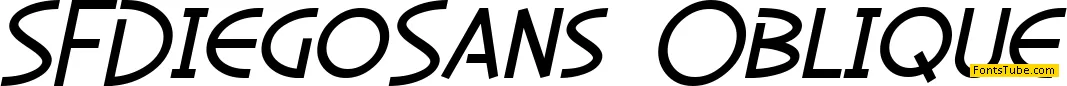 SF Diego Sans Font Family