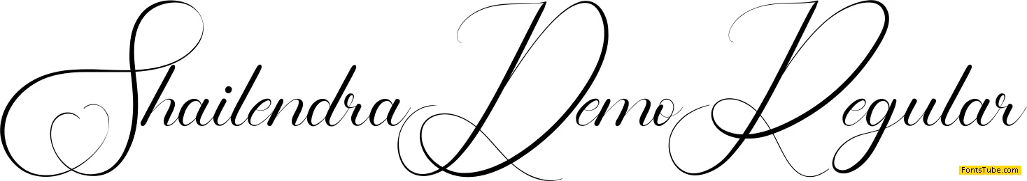 Shailendra Demo Font
