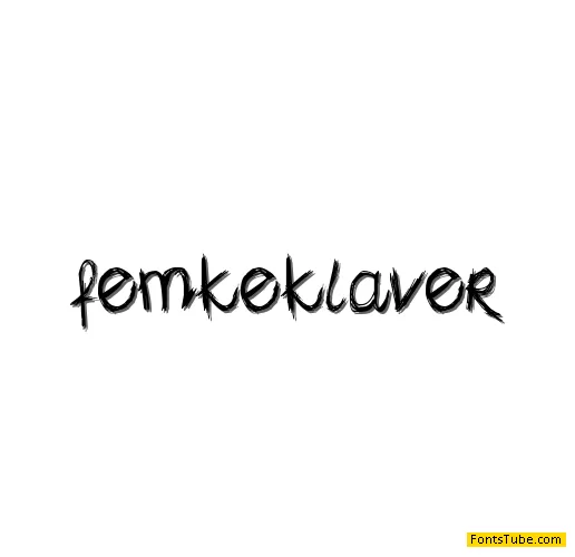 femkeklaver Font
