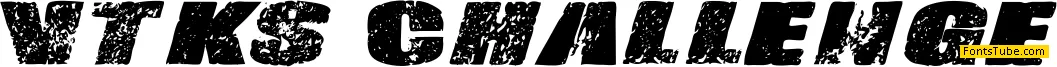 Vtks-Challenge Font