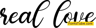 real love Font