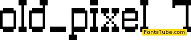 Old Pixel-7 Font
