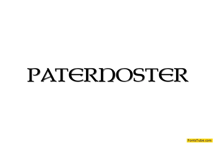 Paternoster AH Font