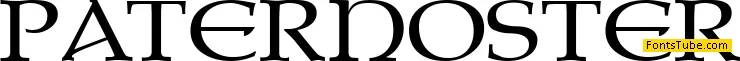 Paternoster AH Font