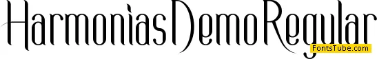 Harmonias Demo Font