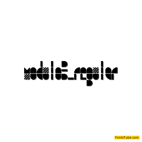 modulo3 Font