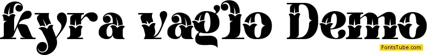 Kyra Vaglo Demo Font