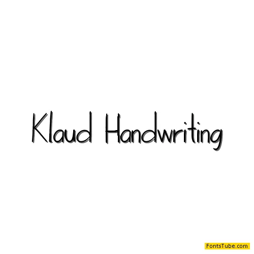 Klaud Handwriting