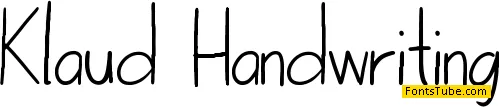 Klaud Handwriting