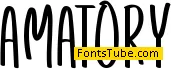 Amatory Font