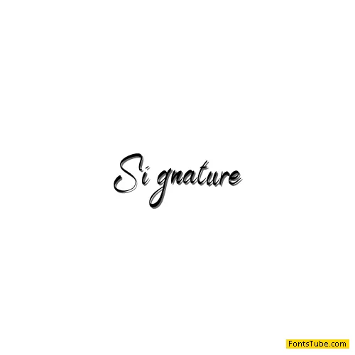 Signature Font