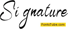 Signature Font