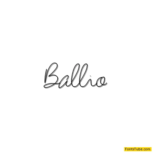 Ballio Font