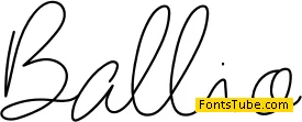 Ballio Font