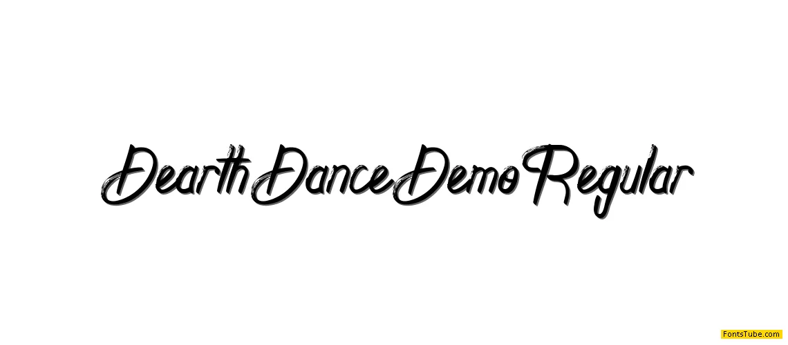 Dearth Dance Demo Font