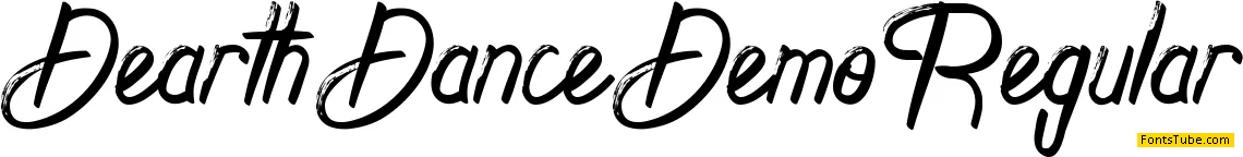 Dearth Dance Demo Font