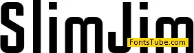 Slim Jim Font