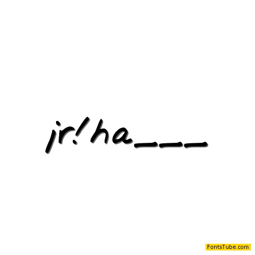 jr!hand Font