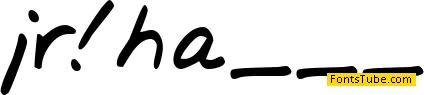 jr!hand Font