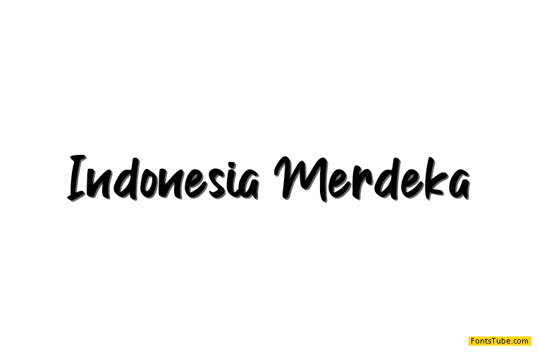 Indonesia Merdeka Font