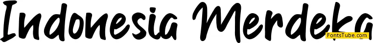 Indonesia Merdeka Font