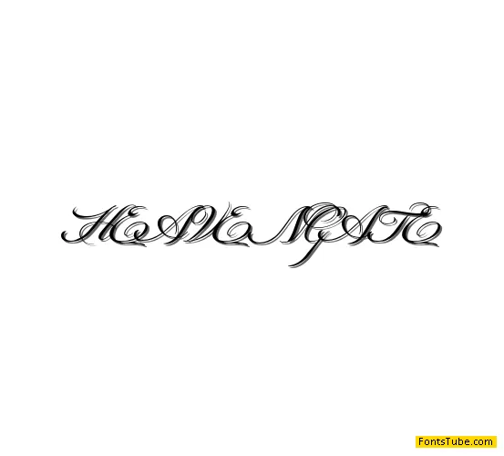 HEAVEN GATE Font