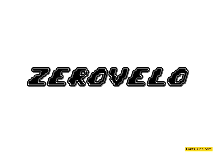 Zero Velocity BRK Font