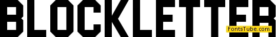Blockletter Font