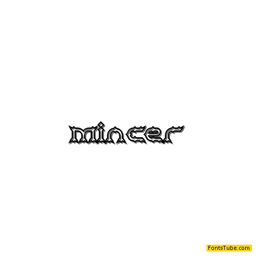 Mincer BRK Font
