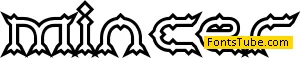 Mincer BRK Font